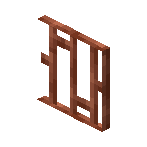 Barreaux de cuivre Minecraft
