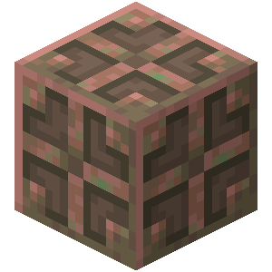 Ampoule en cuivre exposée Minecraft
