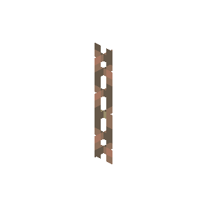 Chaîne en cuivre exposée Minecraft