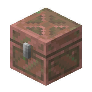 Coffre en cuivre exposé Minecraft