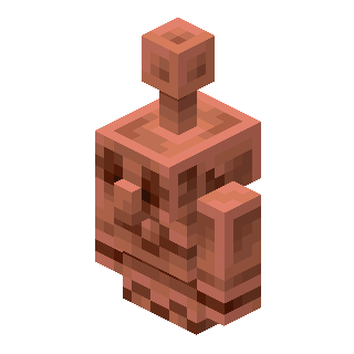 Statue de golem de cuivre Minecraft