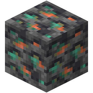 Minerai de cuivre des abîmes Minecraft