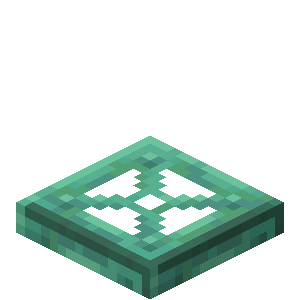 Trappe en cuivre oxydé Minecraft