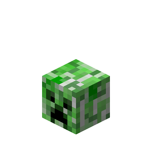 Tête de Creeper Minecraft