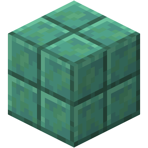 Cuivre taillé oxydé Minecraft
