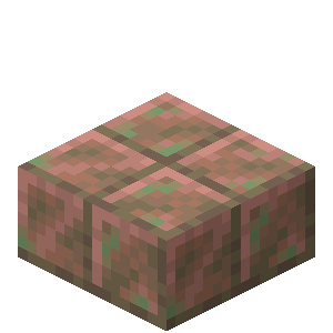 Dalle de cuivre taillé exposé Minecraft