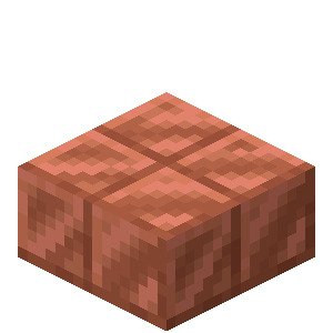 Dalle de cuivre taillé Minecraft