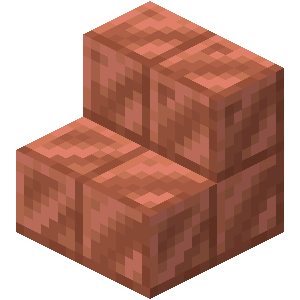 Escalier en cuivre taillé Minecraft