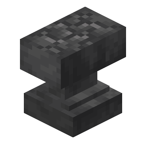 Enclume endommagée Minecraft