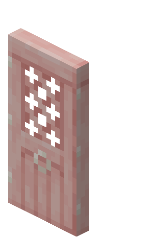 Porte en cerisier Minecraft
