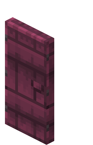 Porte carmin Minecraft