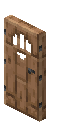 Porte en acajou Minecraft