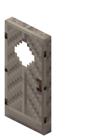Porte en peuplier Minecraft