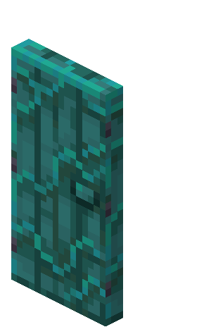 Porte biscornue Minecraft