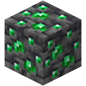 Minerai d’émeraude des abîmes Minecraft