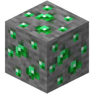 Minerai d’émeraude Minecraft
