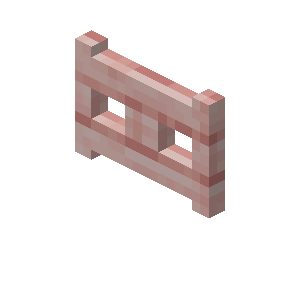 Portillon en cerisier Minecraft