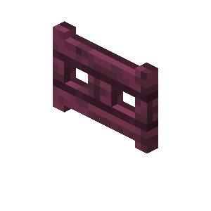 Portillon carmin Minecraft