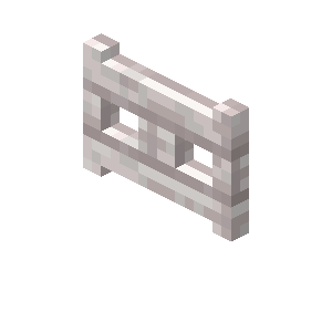 Portillon en chêne pâle Minecraft