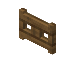Portillon en sapin Minecraft