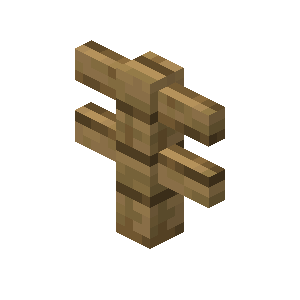 Barrière en chêne Minecraft