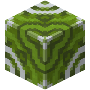 Terre cuite émaillée verte Minecraft