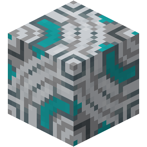 Terre cuite émaillée gris clair Minecraft