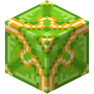 Terre cuite émaillée vert clair Minecraft