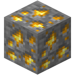 Minerai d’or Minecraft
