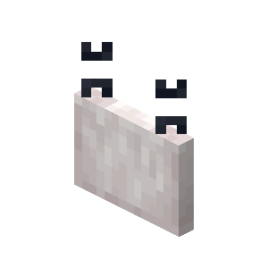 Pancarte suspendue en chêne pâle Minecraft