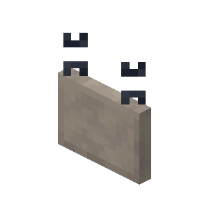 Pancarte suspendue en peuplier Minecraft