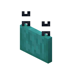 Pancarte suspendue biscornue Minecraft
