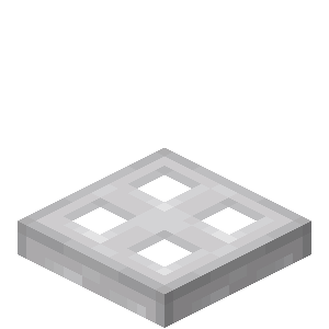 Trappe en fer Minecraft