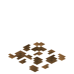 Tas de feuilles Minecraft