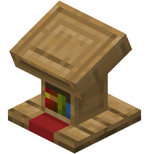 Pupitre Minecraft
