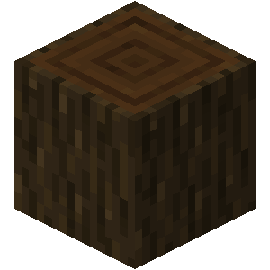 Bûche de chêne noir Minecraft