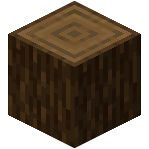 Bûche de sapin Minecraft
