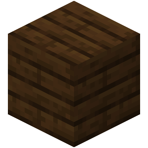 Planches de chêne noir Minecraft