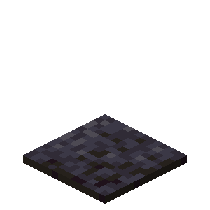 Plaque de pression en roche noire polie Minecraft