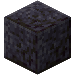 Roche noire polie Minecraft
