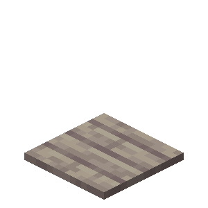 Plaque de pression en peuplier Minecraft