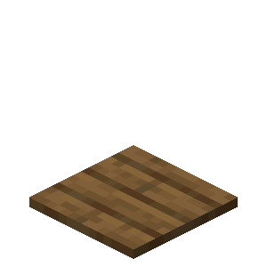 Plaque de pression en sapin Minecraft
