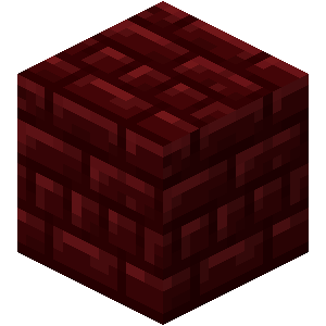 Briques rouges du Nether Minecraft