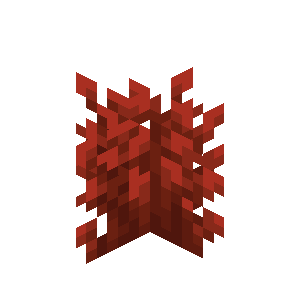 Buisson rouge Minecraft