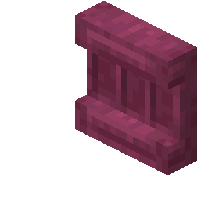 Étagère carmin Minecraft