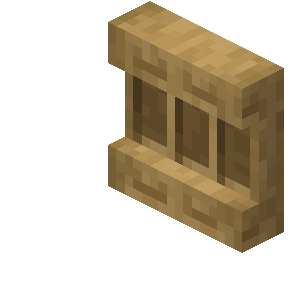 Étagère en chêne Minecraft
