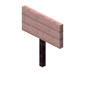 Pancarte en cerisier Minecraft