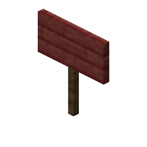 Pancarte en palétuvier Minecraft