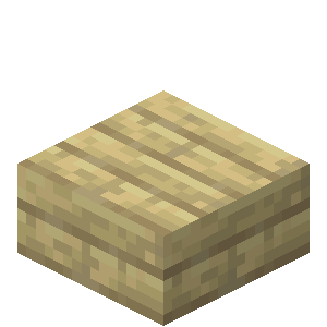 Dalle de bouleau Minecraft