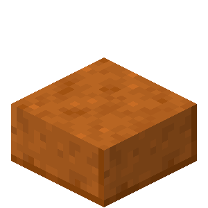 Dalle de grès rouge taillé Minecraft